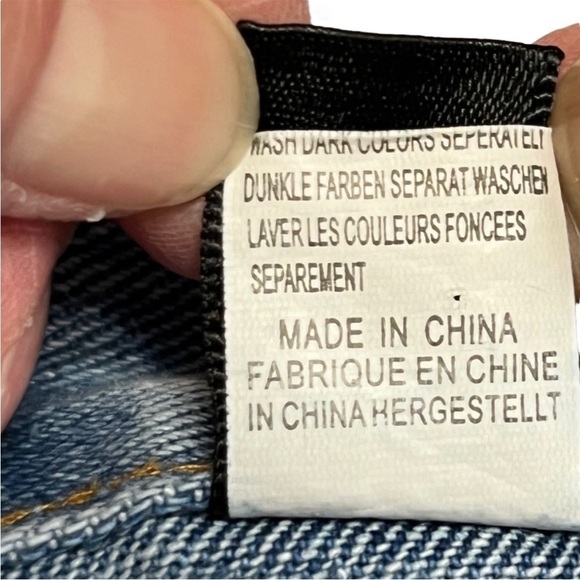 Long Denim Button Up Skirt Size Large - Picture 6 of 8